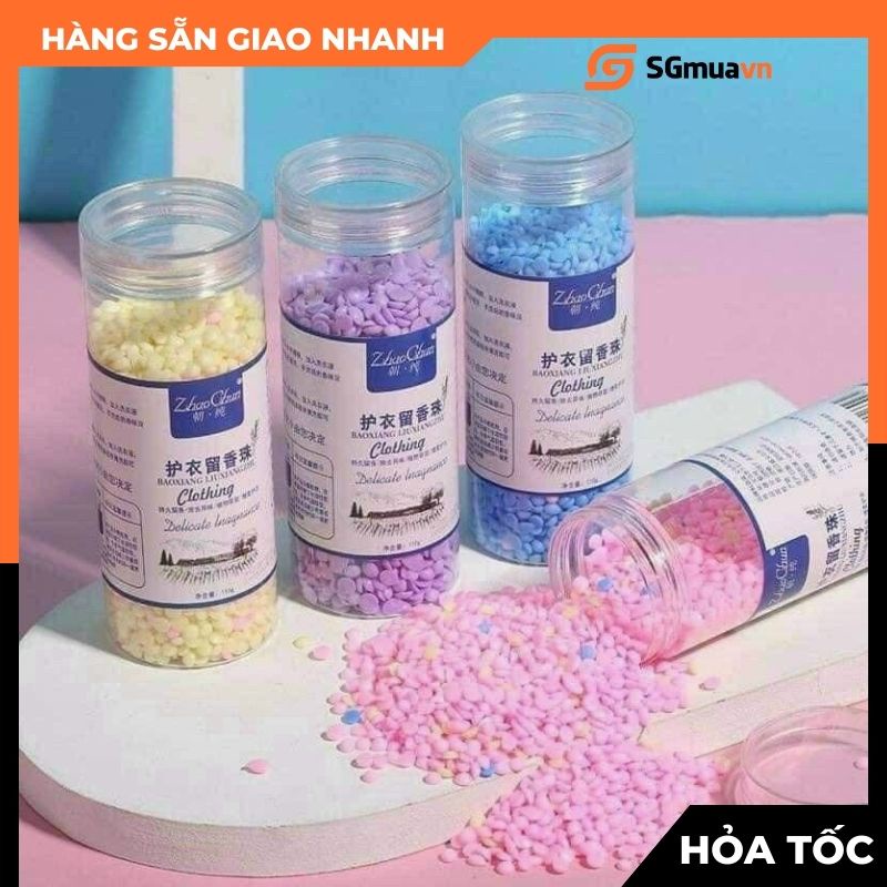 Hạt xả thơm quần áo, viên xả thơm quần áo thơm cực lâu, lưu hướng và làm mềm vải