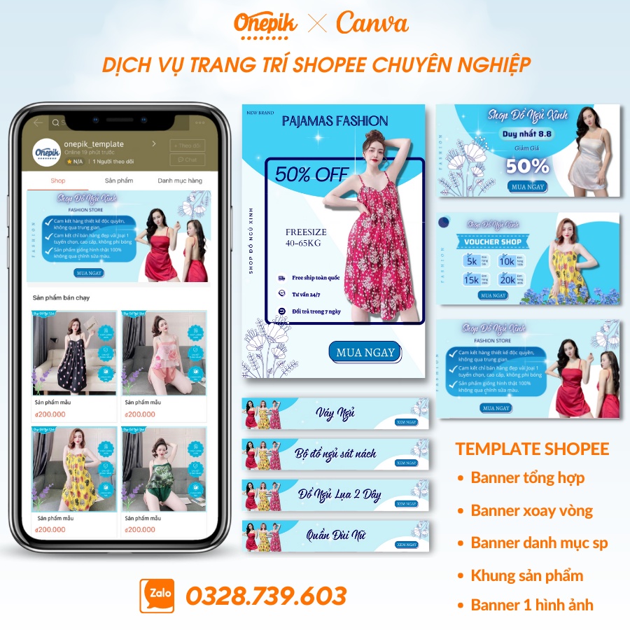 Thời trang nữ TN5_Onepik template