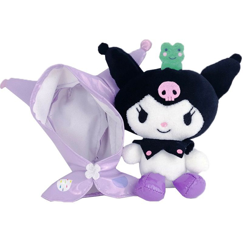 SANRIO Móc Khóa Búp Bê Nhồi Bông Mềm Mại Đáng Yêu