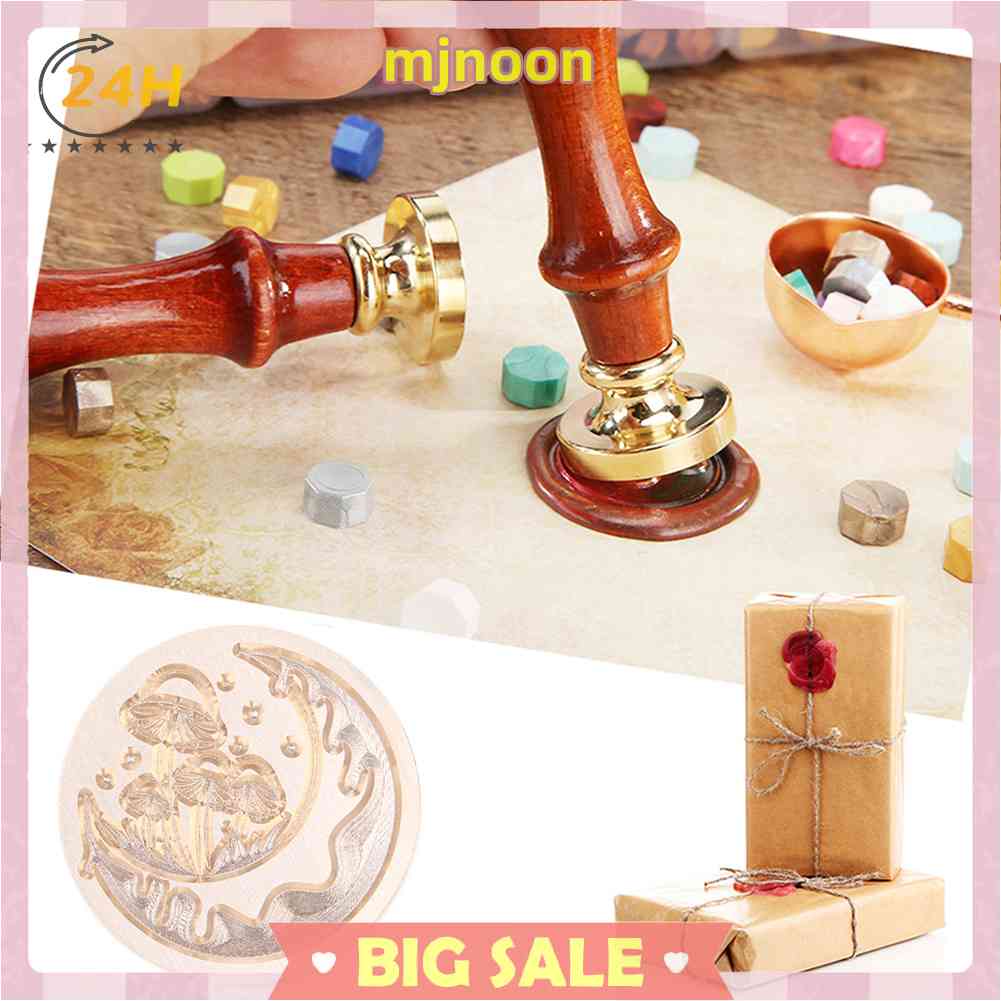 Đầu Tròn Đóng Dấu Sáp Niêm Phong Thiệp Mời Phong Cách Cổ Điển DIY