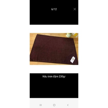Thảm chùi chân 100%cotton dày có logo và trơn