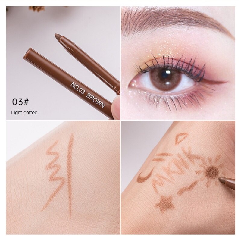 Bút Kẻ Mắt Dạng Gel Màu Nâu Lì Lâu Trôi Chống Nước Mau Khô