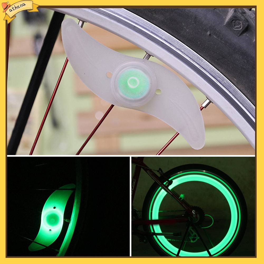 Bộ đèn LED chống nước gắn trang trí căm xe đạp