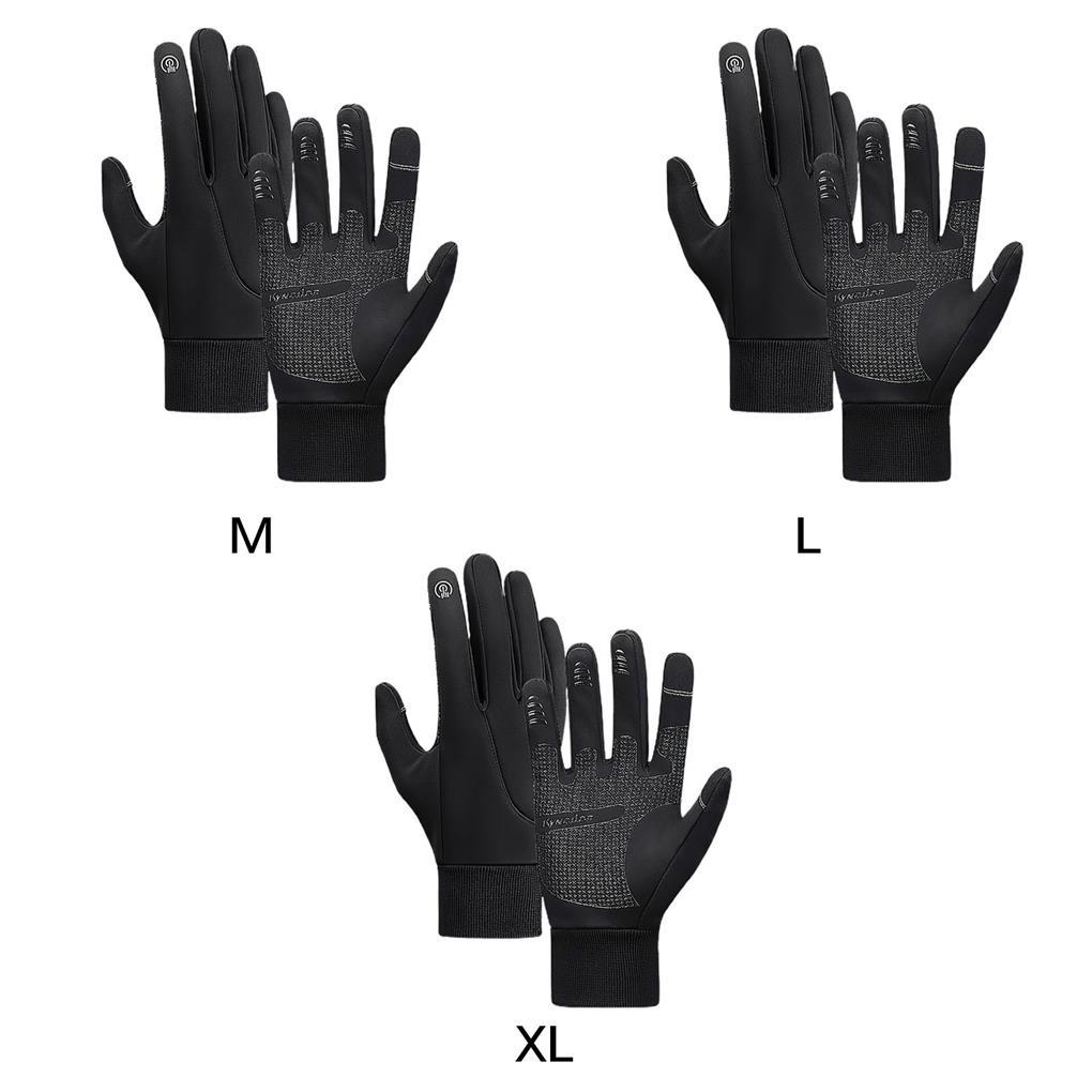 Găng Tay Thể Thao Chống Gió Chống Trượt Bằng PU Có Thể Chạm Màn Hình Cảm Ứng