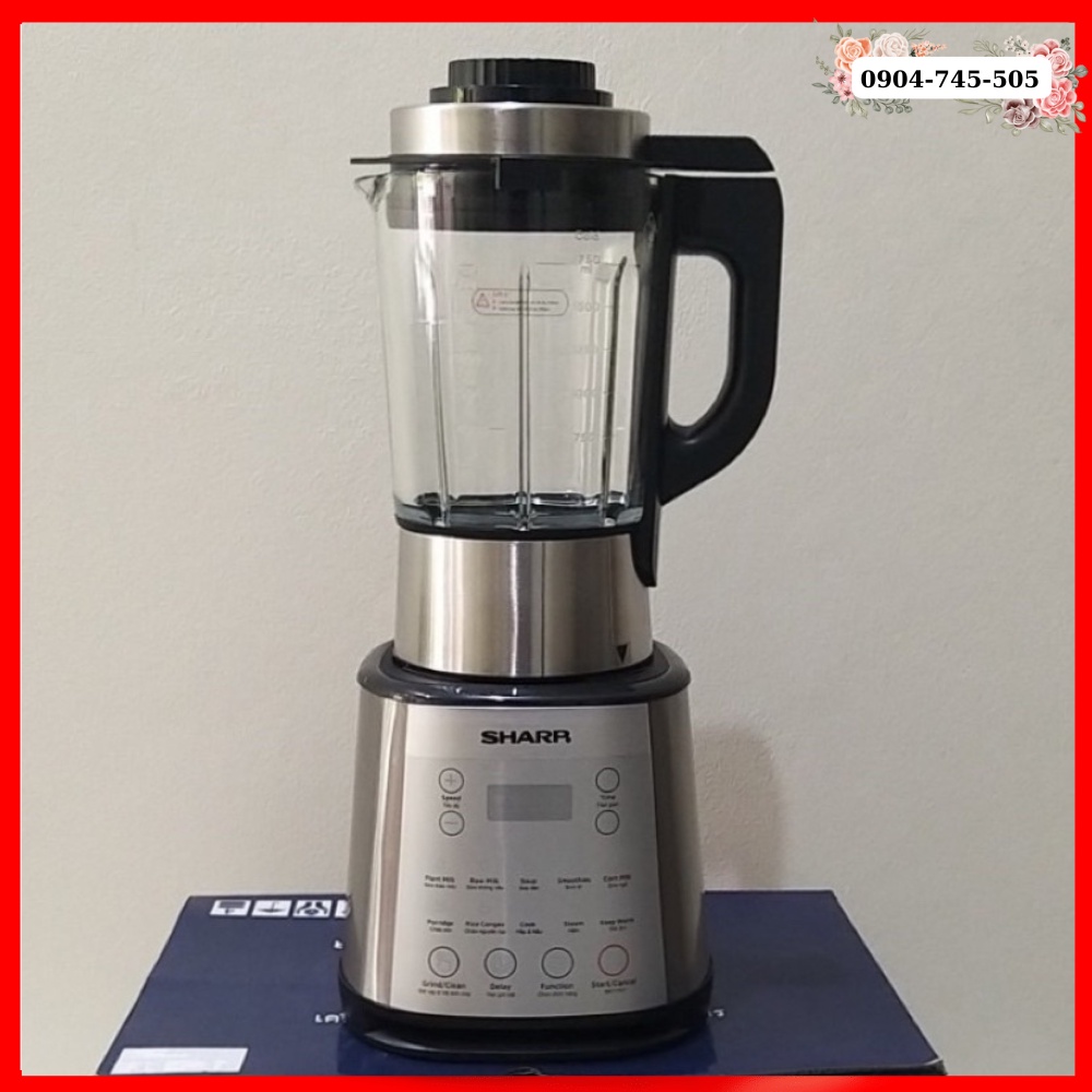 Máy Làm Sữa Hạt Sharp KS-168 Chính Hãng, Xuất Xứ Thái Lan, Bảo Hành 12 Tháng Lập Trình Sẵn Xay Nấu Sữa Thông Minh