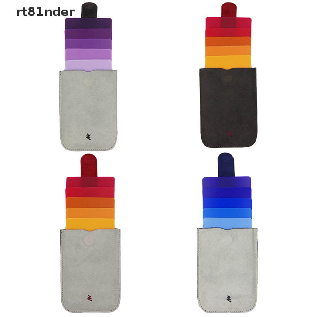 Rt Ví Đựng Thẻ ID / Thẻ ID Mini Màu Gradient Đơn Giản Nhỏ Gọn Cho Nam Và Nữ