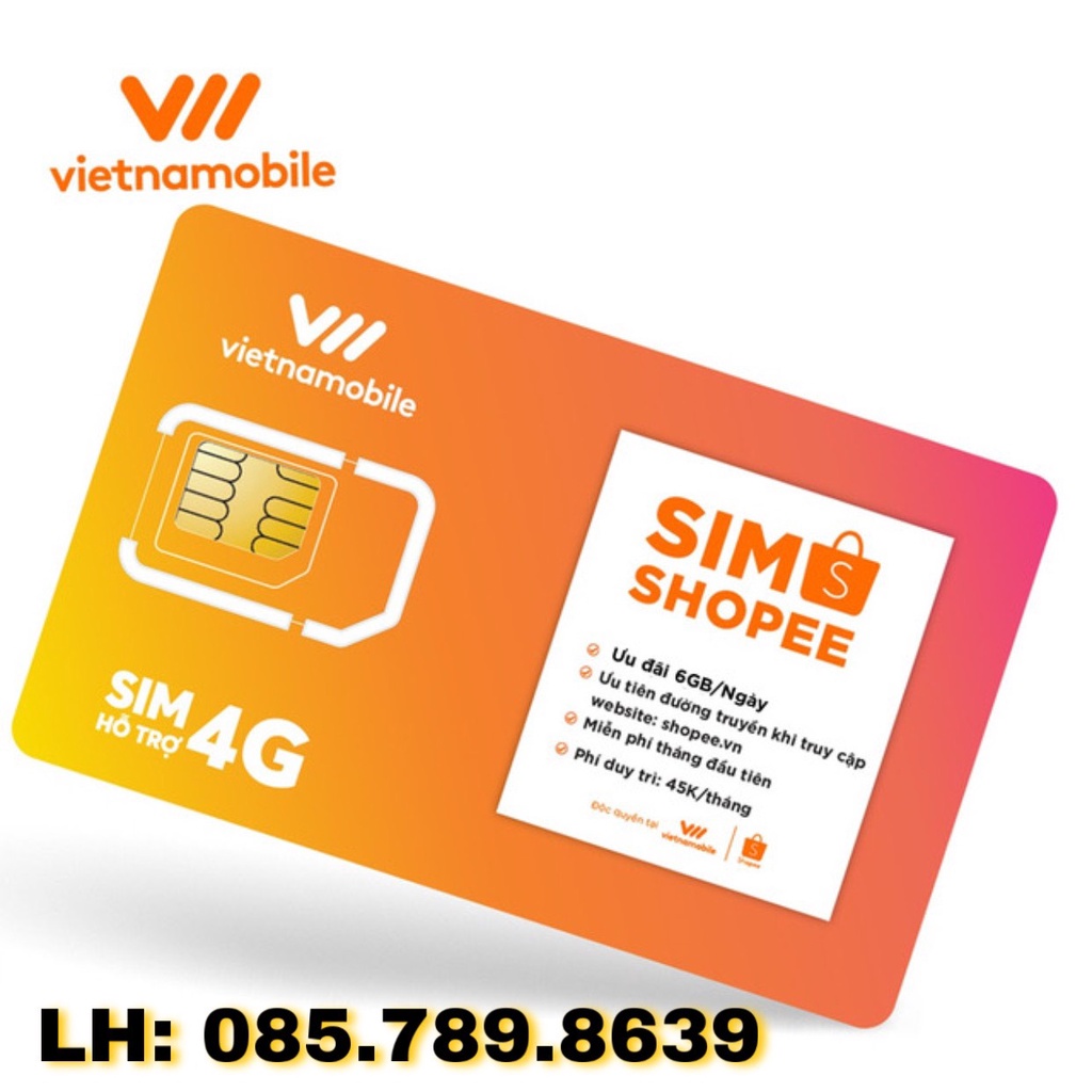 Vietnamobile Tài Khoản Chính 0đ - Sim Nhận Cuộc Gọi - Nhận Otp
