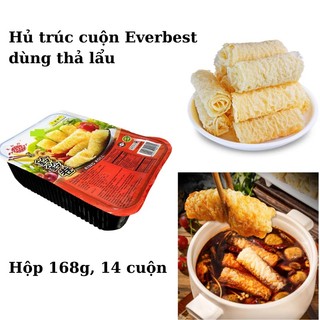 Hủ trúc cuộn Everbest hộp 168g gồm 14 cuộn