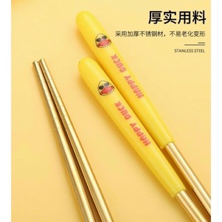 Set 5 Đôi Đũa Vịt Vàng Cute