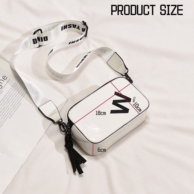 Túi Da Bóng Đeo Chéo Phong Cách Hàn Quốc Thời Trang Cho Nữ