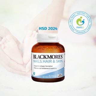 Viên uống (60v) giúp đẹp da, móng chắc khỏe và tóc bóng mượt cho phụ nữ từ 18 tuổi Blackmores Nails, Hair and Skin, Úc