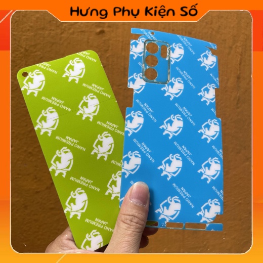 Dán Film Dẻo PPF Oppo Reno 6 5G trong suốt chống xước lưng viền