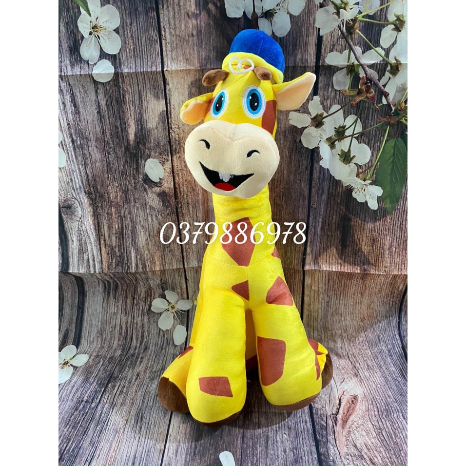 Hươu ngồi nhồi bông NuviGrow cao 57cm - Thú nhồi bông hươu cho bé siêu mềm siêu êm - Hình thật 100% do shop chụp