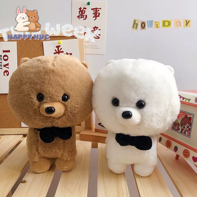 Chó Shiba nhồi bông, gấu bông chó mini, đồ chơi cho bé size 20cm  chất liệu bông gòn cao cấp - Happy Hug