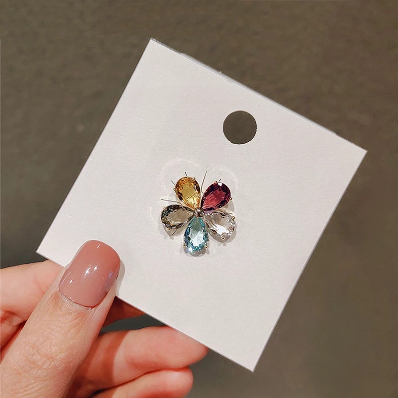 Trâm Cài Áo Hình Động Vật Hoạt Hình Đính Pha Lê Sang Trọng