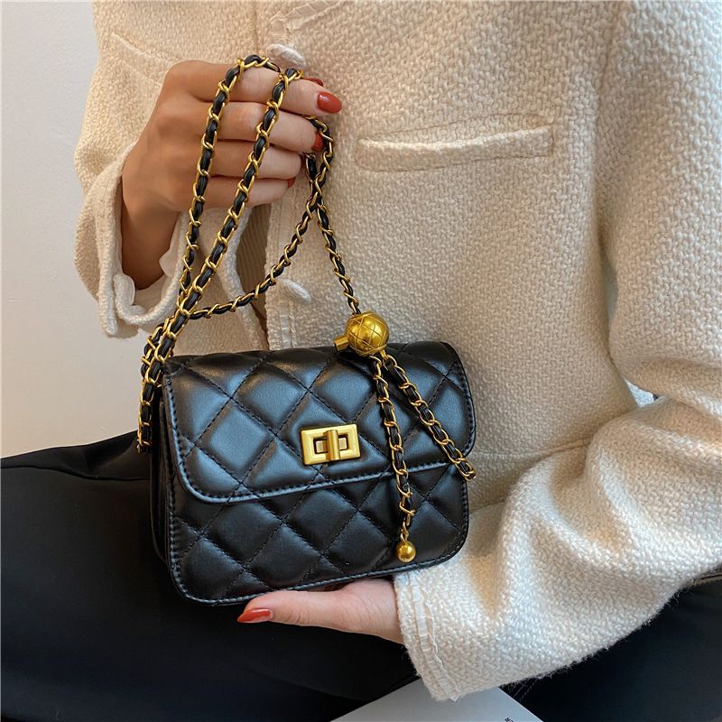 Túi Xách Nữ Đeo Chéo Thời Trang Đẹp Vân Ô Trám Size 18 - TDC 206