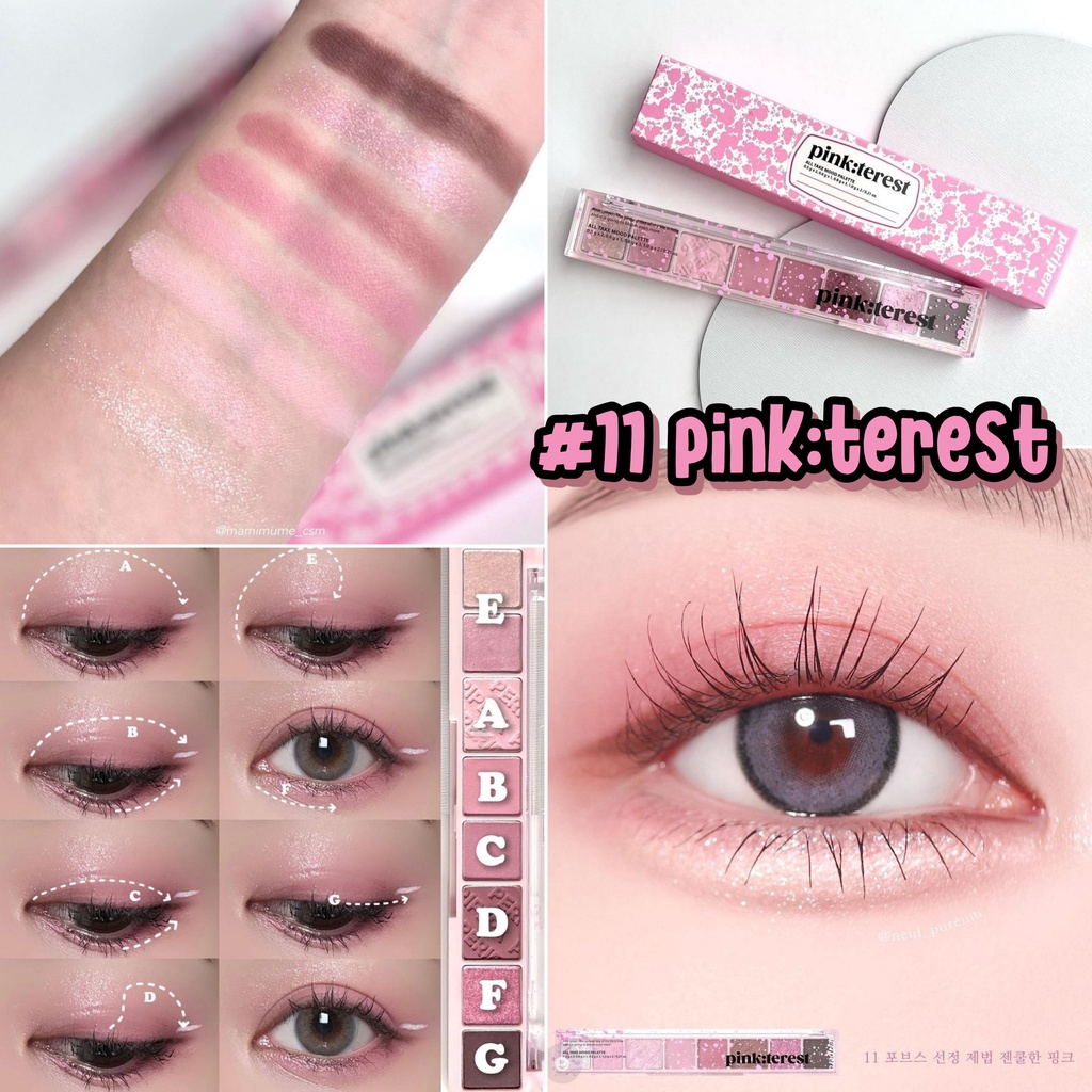 [Từ 01 - 18] Bảng mắt Peripera All Take Mood Palette