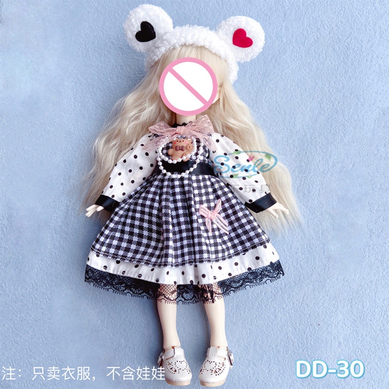Bộ Quần Áo Thu Đông Cho Búp Bê 1 / 6 30cm