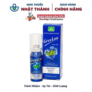 GreeLux xịt thơm miệng thảo dược 12ml - Nhà thuốc Nhật Thành