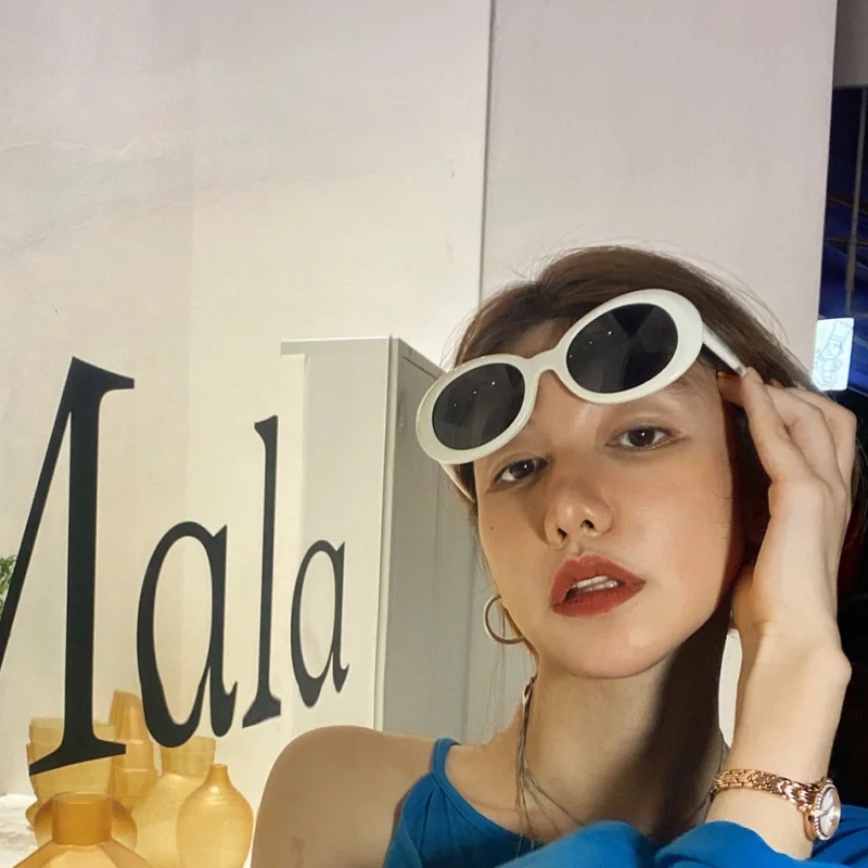 Mắt kính râm mát thời trang nữ nam chống tia UV400 phong cách retro Hàn Quốc xuống phố cá tính siêu ngầu đẹp giá rẻ 251