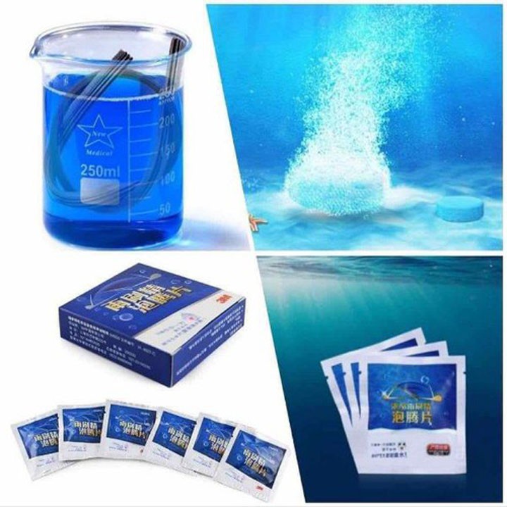 1 viên sủi rửa kính xe ô tô - Kính bàn - Kính nhà ở- Các loại kính, gương