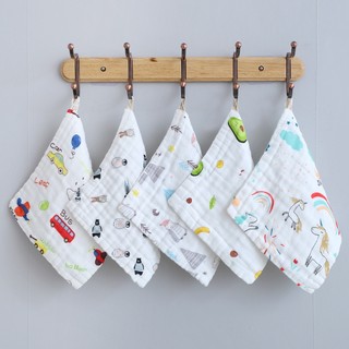 Khăn xô nhăn 6 lớp mềm mại không xù lông cho bé kt 25*25