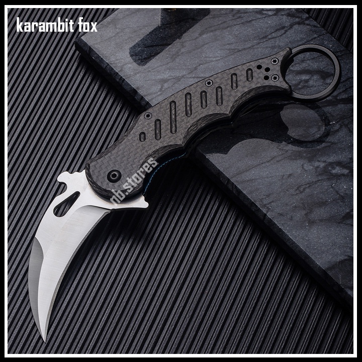 Dao phượt KARAMBIT FOX gấp gọn bỏ túi tiện lợi cao cấp đi rừng cắm trại dã ngoại