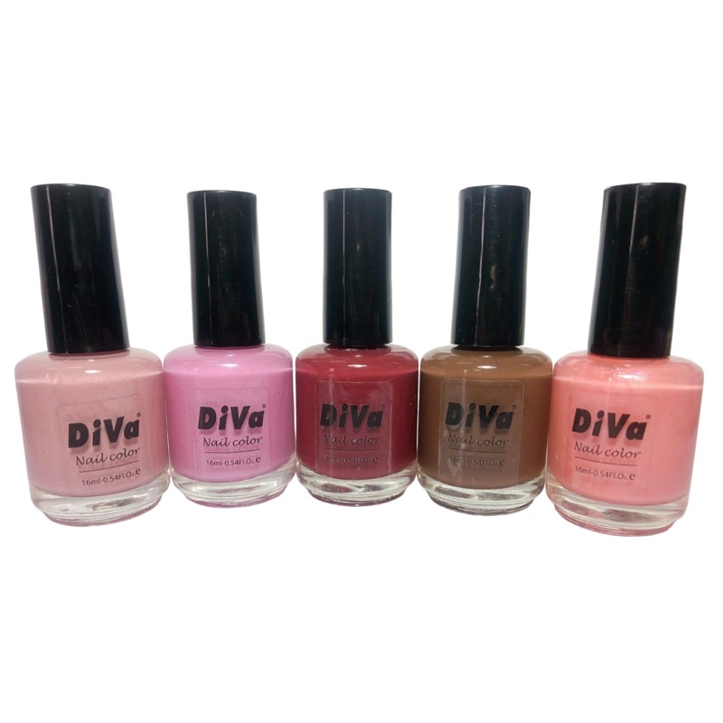Combo 12 chai sơn móng tay Diva khác màu, tông màu đẹp, dễ sử dụng - dung tích 15ml
