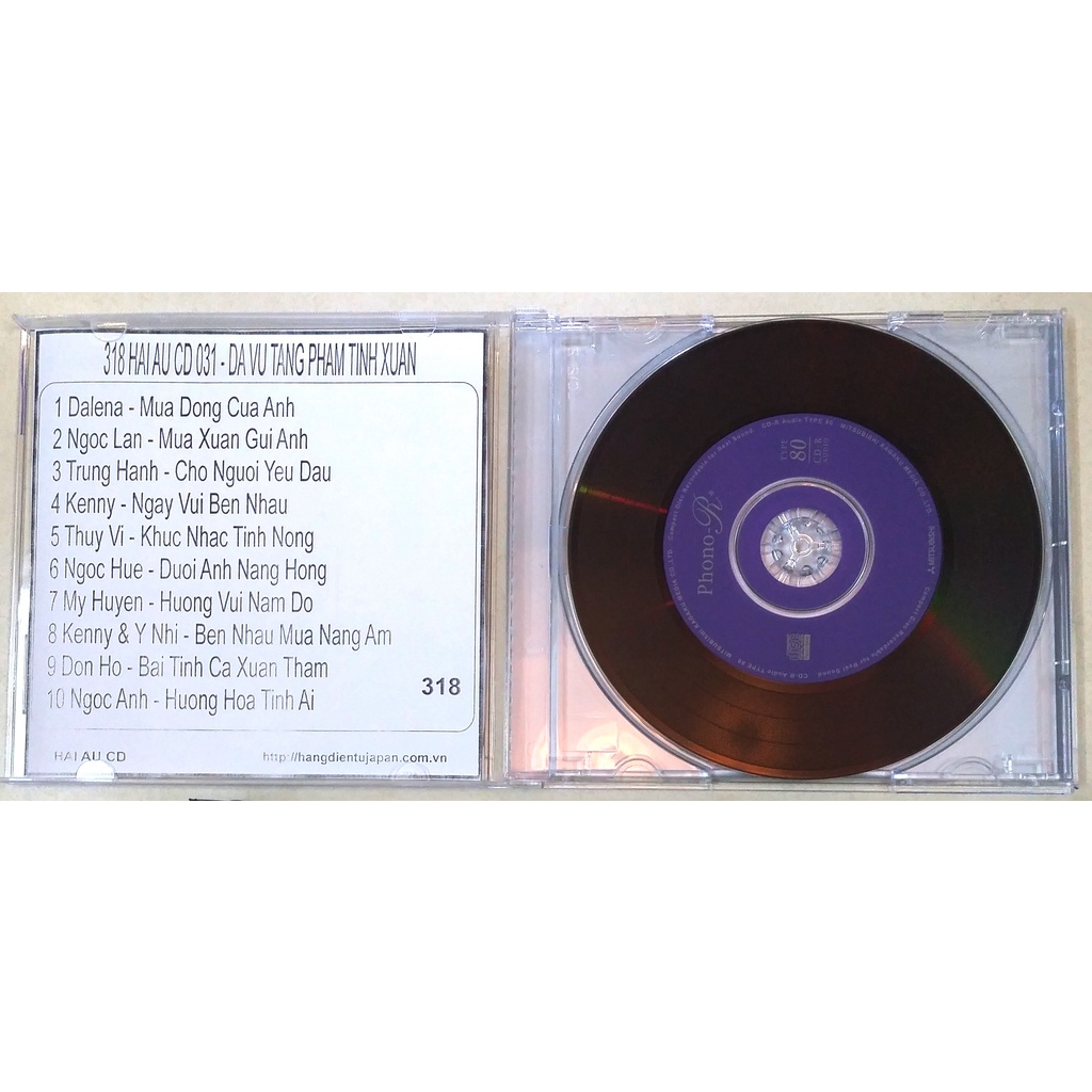 Combo4 gồm 4 Cd nhạc Xuân ( 297-412)