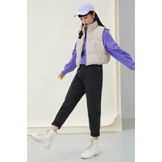 Áo Gile Nữ Dáng Ngắn Cropped HaM