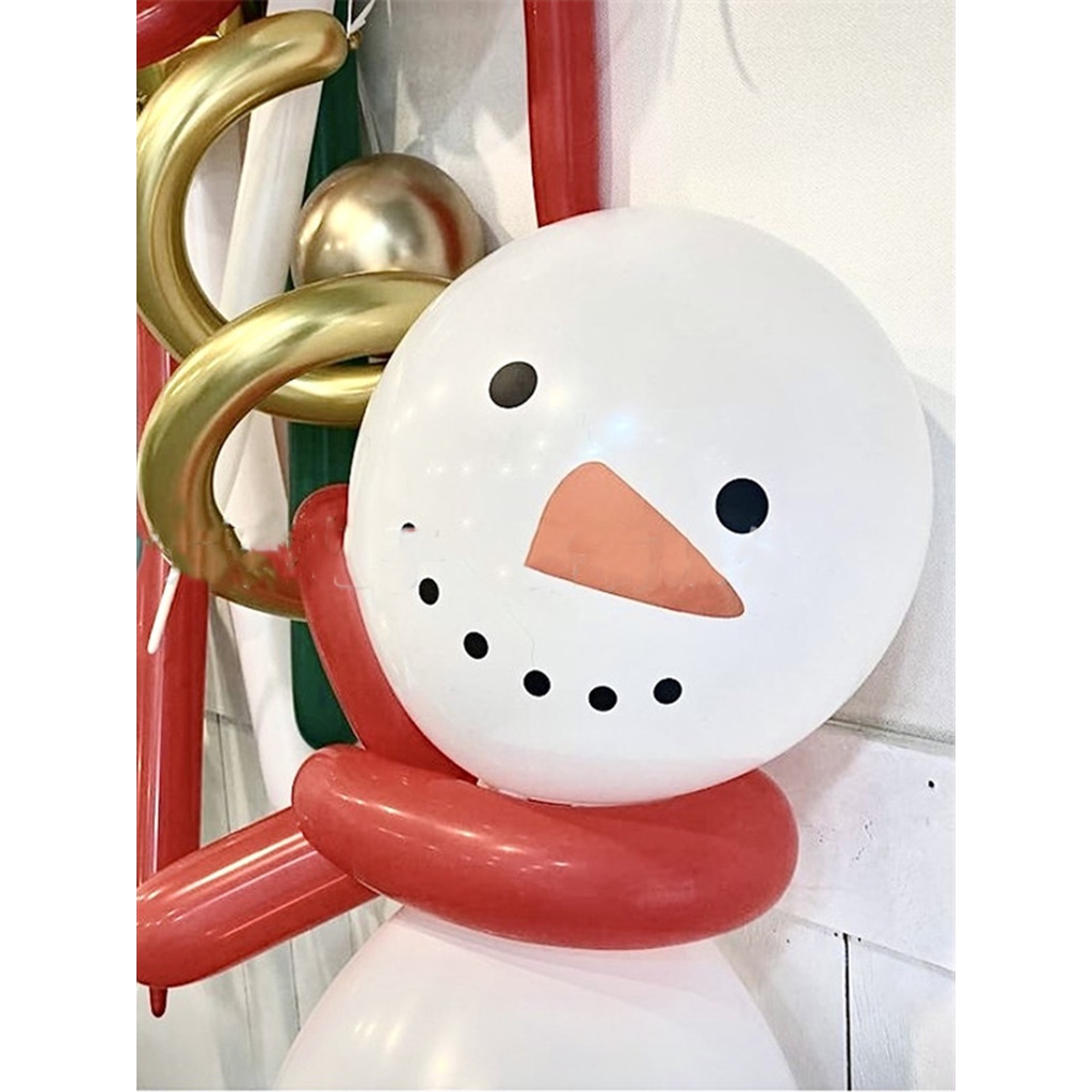 Set 10 / 30 Bong Bóng 12 inch Dễ Thương Dùng Trang Trí Giáng Sinh