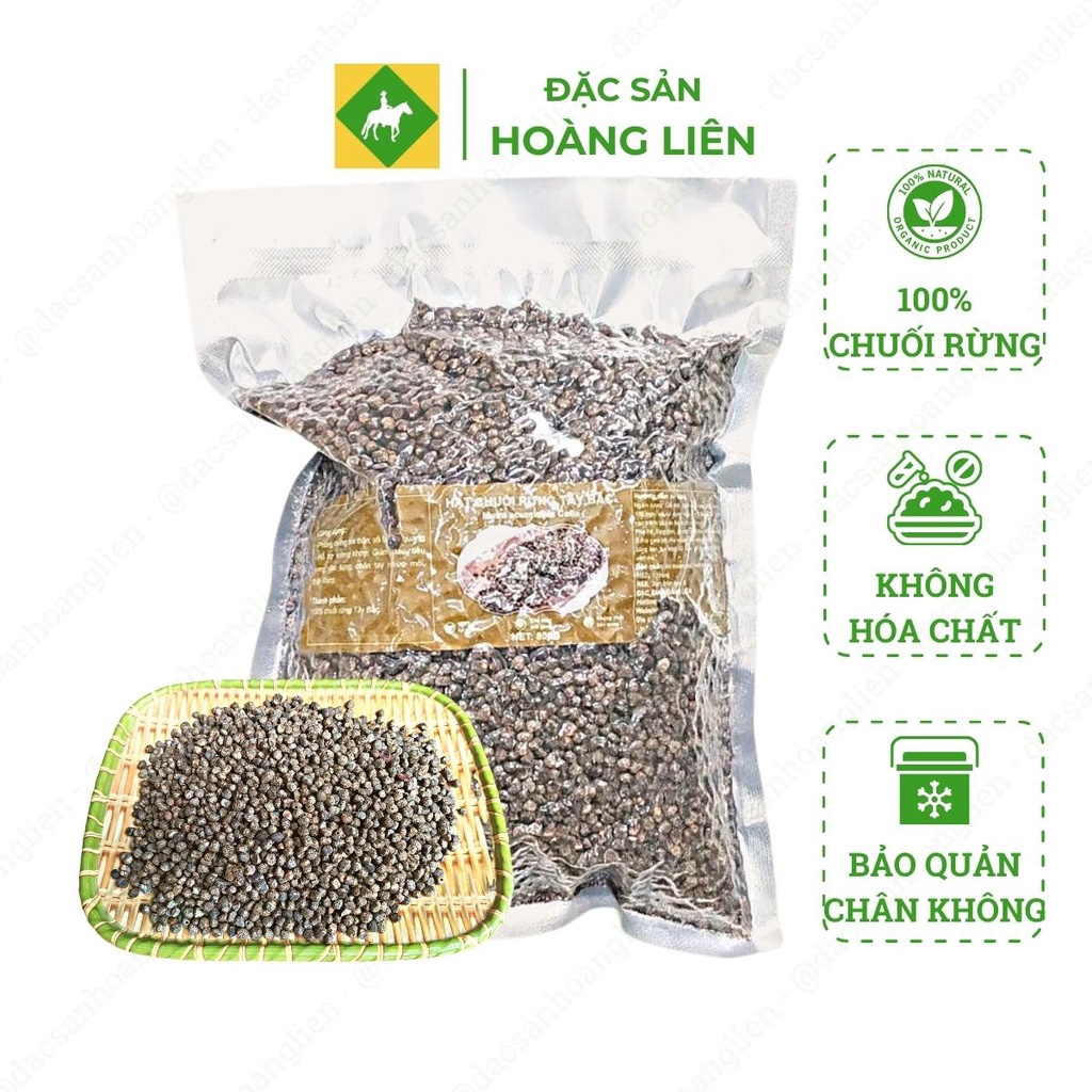 Hạt chuối hột rừng đồ ngâm rượu, hạt chuối rừng khô đặc sản tây bắc - Hoàng Liên