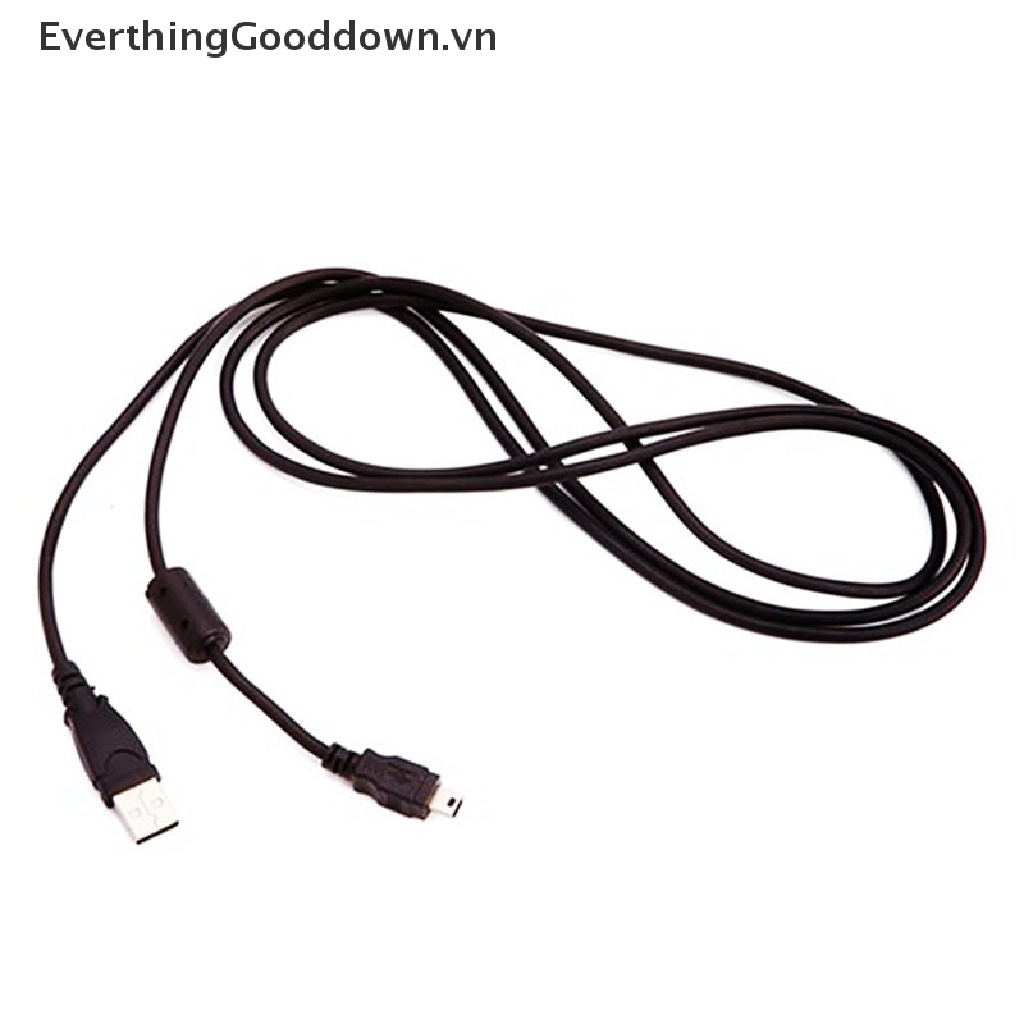 Hình ảnh EverthingGooddown 1.8M USB 2.0 Black 5-Pin Data Charger Cable For Ps3 Game Wireless Controller vn #6