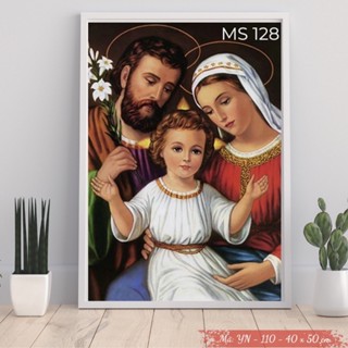 [CÓ SẴN] Tranh sơn dầu số hóa tự tô DIY đã căng khung khổ 40x50cm- Tranh CHÚA