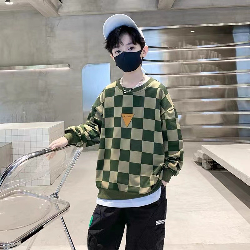Áo sweater AMILA thời trang xuân thu cá tính cho bé trai