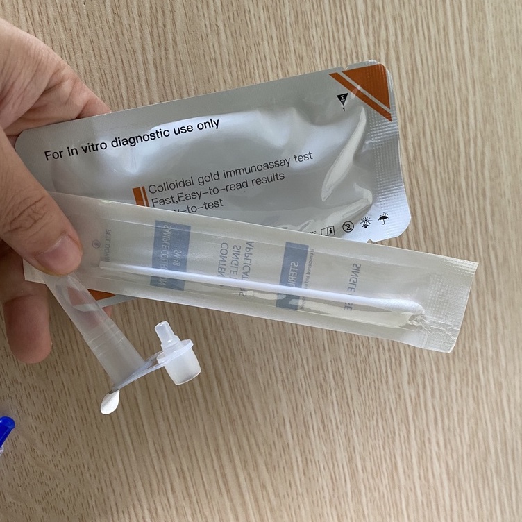 1 Bộ test bệnh PARVO (que CPV) CARE (CDV) cho chó, mèo dùng trong phòng khám chó mèo thử bệnh trên chó