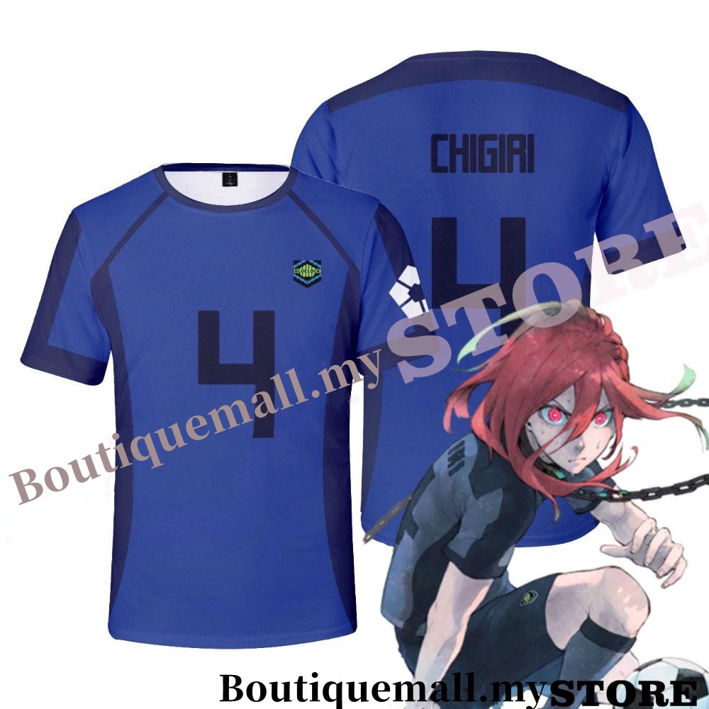 Áo Thun Đồng Phục Bóng Đá Ngắn Tay Hóa Trang Bachira Merch Cho Nam Và Nữ