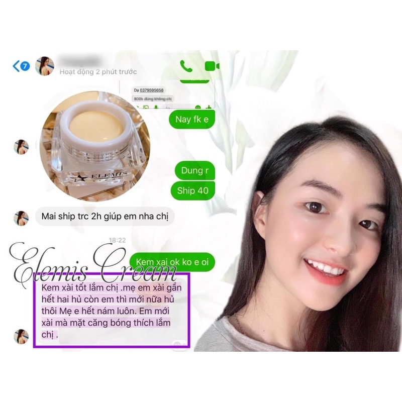 Kem elemis phục hồi da  mẫu mới
