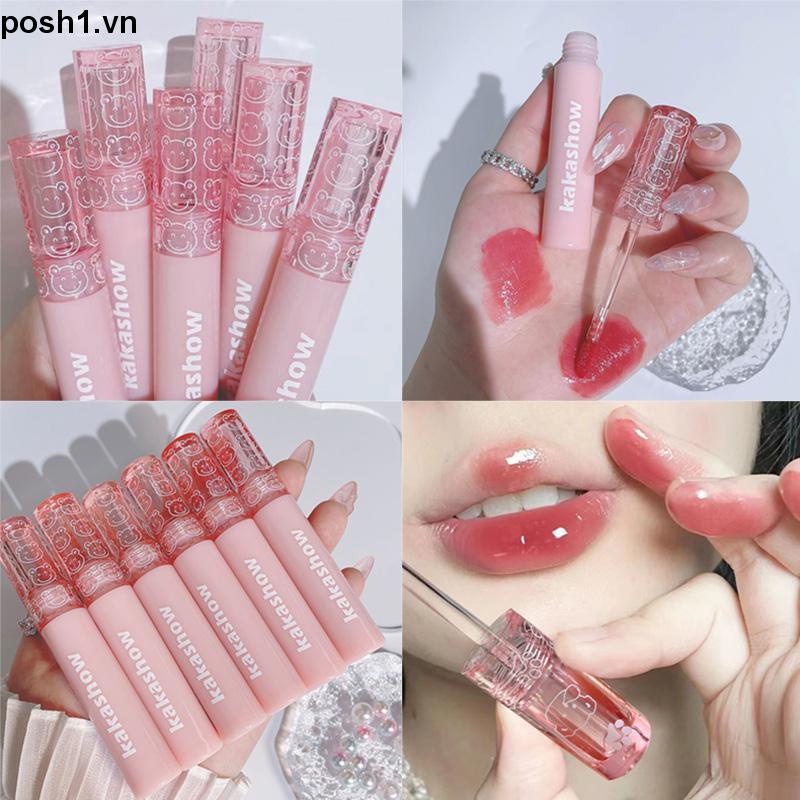 💌Son Bóng Cappuvini Dưỡng Ẩm Chống Thấm Nước Không Dính Màu Sắc Tươi Tắn Bong Son bóng