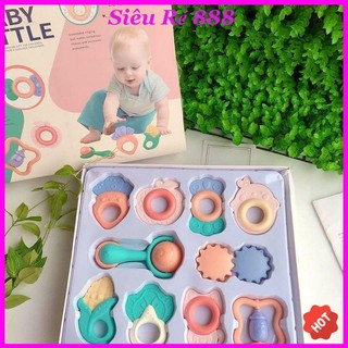 ⚡ Bộ gặm nướu cho bé Baby Rattle 10 chi tiết (chính hãng)