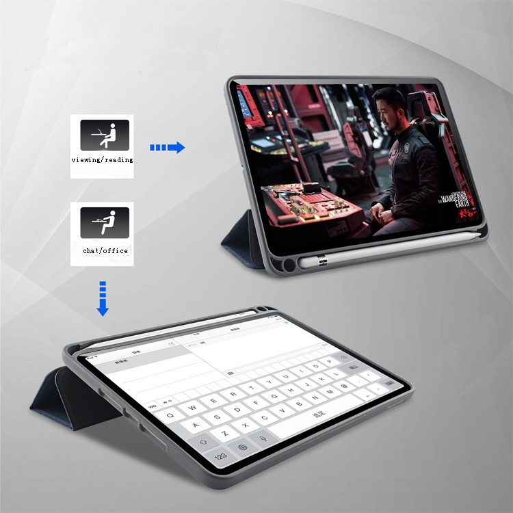 Case Bao da chống sốc canvas cho iPad Pro 11 2022 Chip M2 / 2021 Chip M1 / 2020 hiệu Mutural Yashi - hàng nhập khẩu