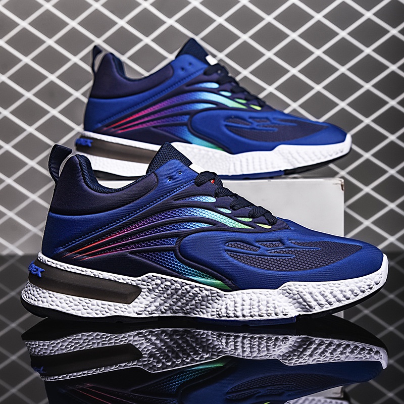 Giày Thể Thao Nam Đế Cao TT08 Fashion Sport Màu Xanh