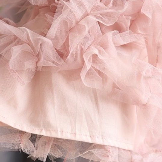 Đầm Công Chúa Màu Hồng In Họa Tiết Hoạt Hình Phong Cách Hàn Quốc Thời Trang Cho Bé Gái