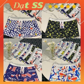 Quần sịp đùi in hình Doraemon chất liệu COTTON thoáng mát kháng khuẩn