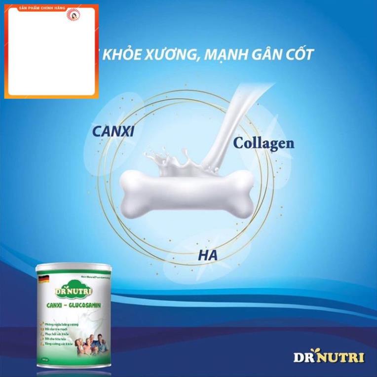 Sữa Canxi Glucosamin Organic Dr Nutri sữa bột cho xương khớp hấp thụ canxi nano cho khớp, chắc khỏe xương, giảm nhức mỏi