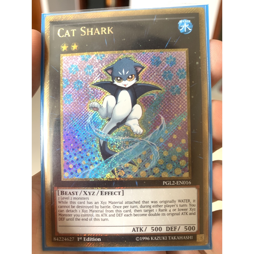 Cat Shark - PGL2-EN016 - Gold Secret Rare 1st Edition (UK)