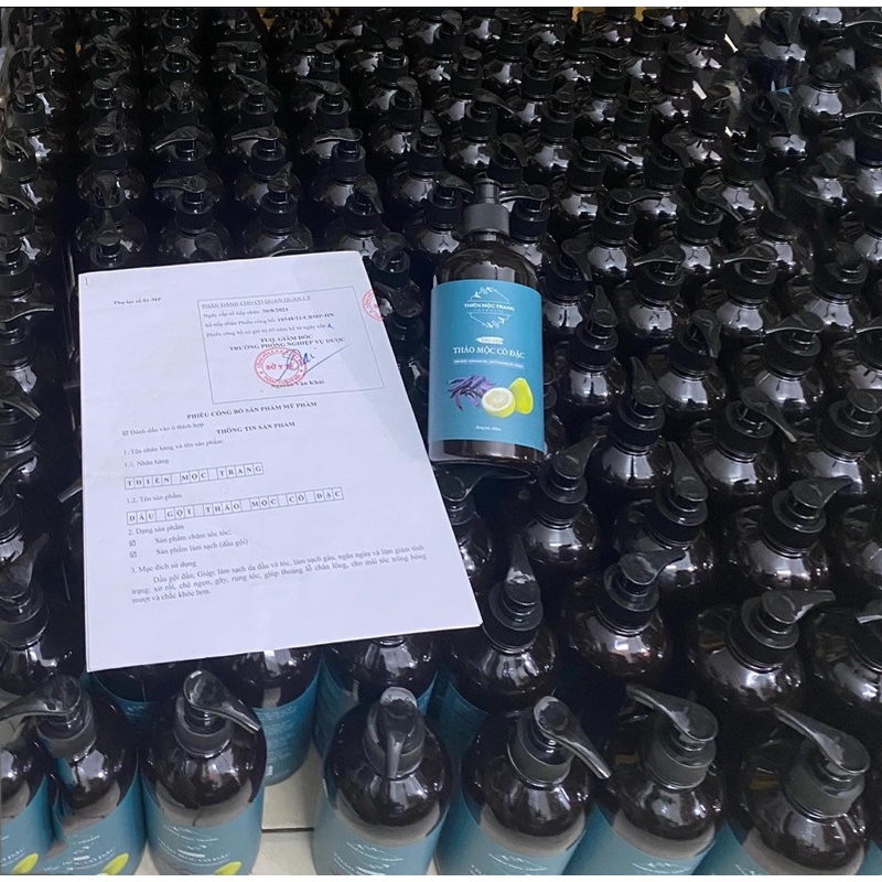 Bộ : Dầu gội - Dầu xả - Xịt bưởi - Tẩy tế bào chết da đầu Thiên Mộc Trang