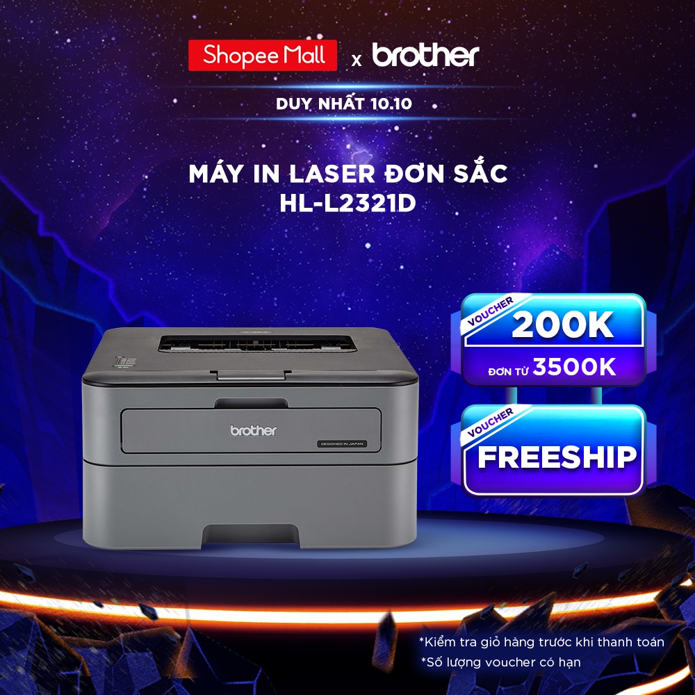 Máy in laser đơn sắc Brother HL-L2321D