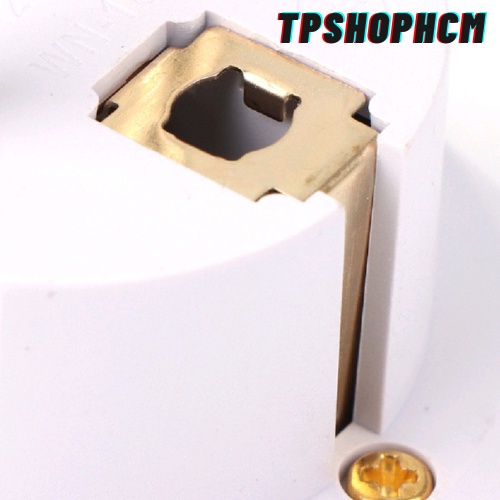 Phích cắm điện chuyển đổi 2 chấu đầu tròn AU US UK qua EU công suất lớn AC 250V đa năng tiện dụng