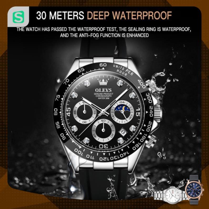 Đồng hồ nam chính hãng Olevs 2875 phát sáng chống nước Rolex
